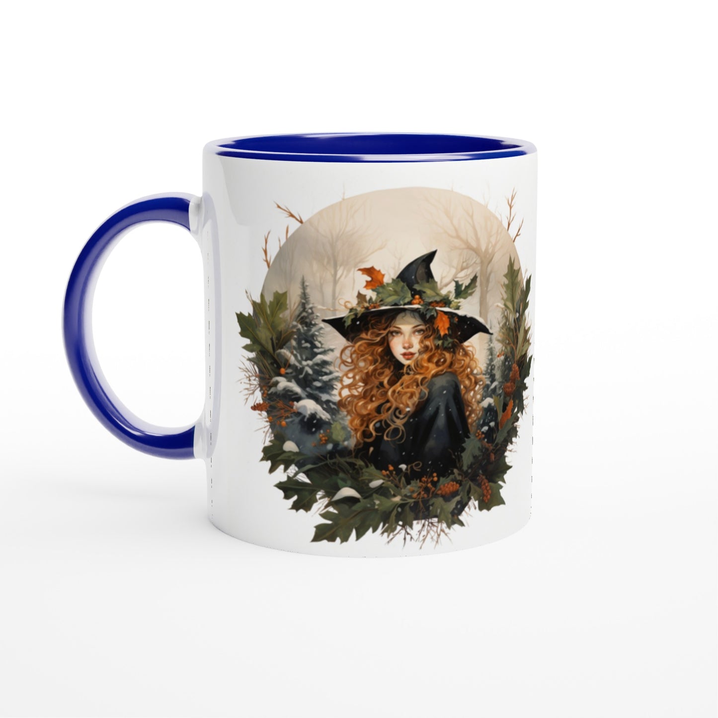 Witchmas White 11oz Ceramic Mug with Color Inside