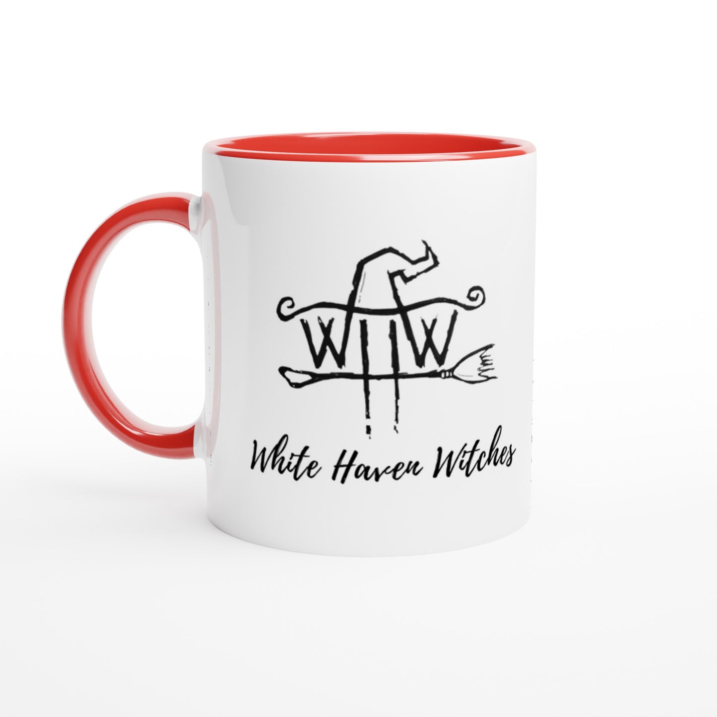 White Haven Witches White 11oz Ceramic Mug with Colour Inside