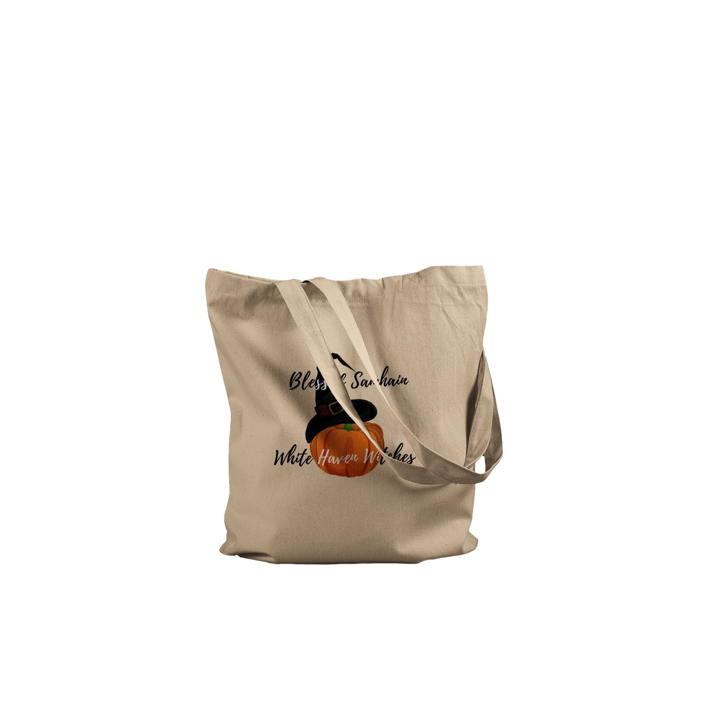 Blessed Samhain and Happenstance Books Premium Tote Bag