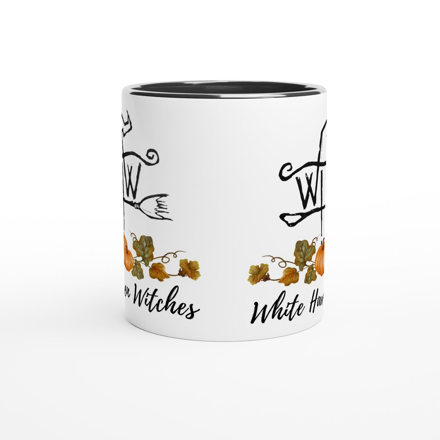 Samhain White Haven Witches White 11oz Ceramic Mug with Color Inside