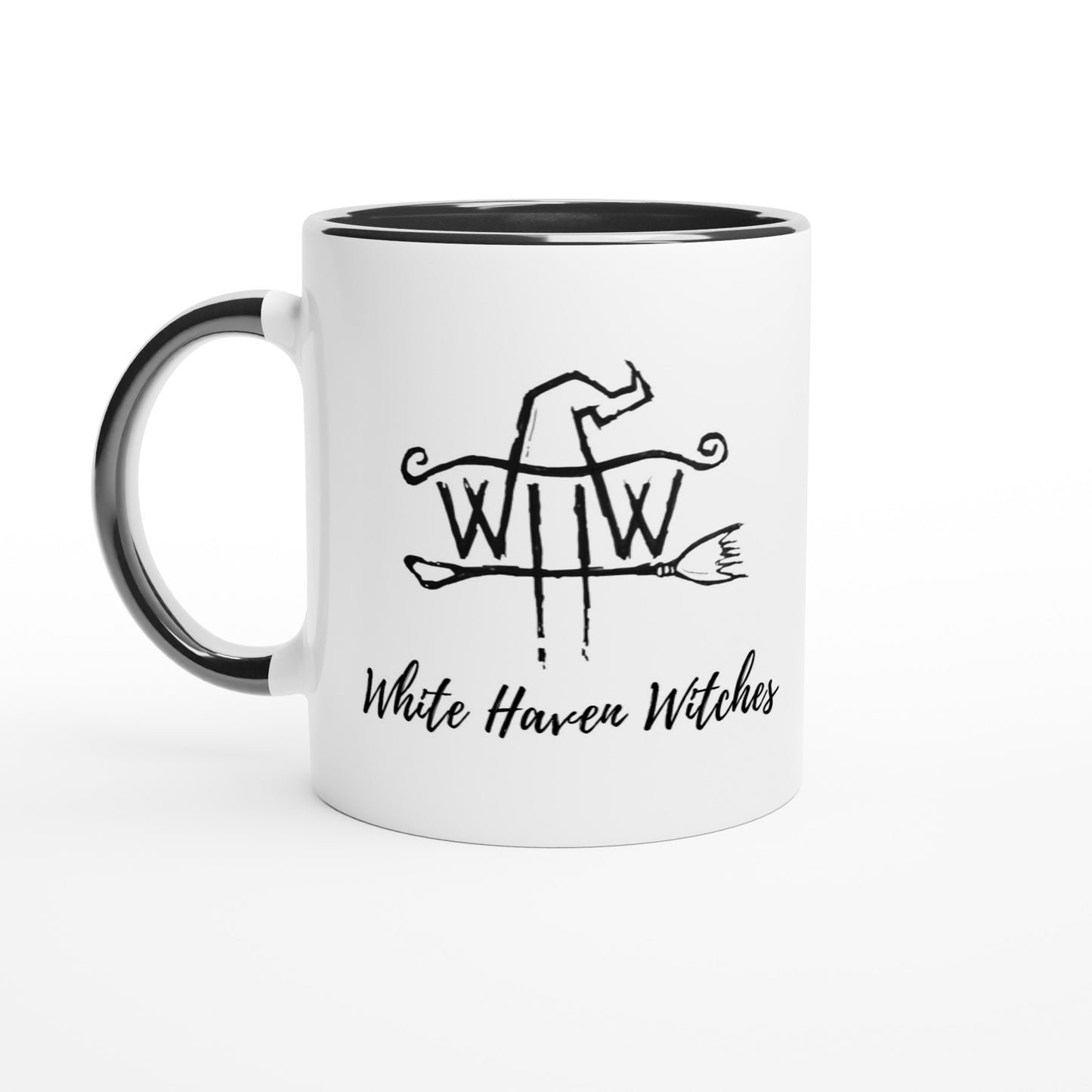 White Haven Witches White 11oz Ceramic Mug with Colour Inside