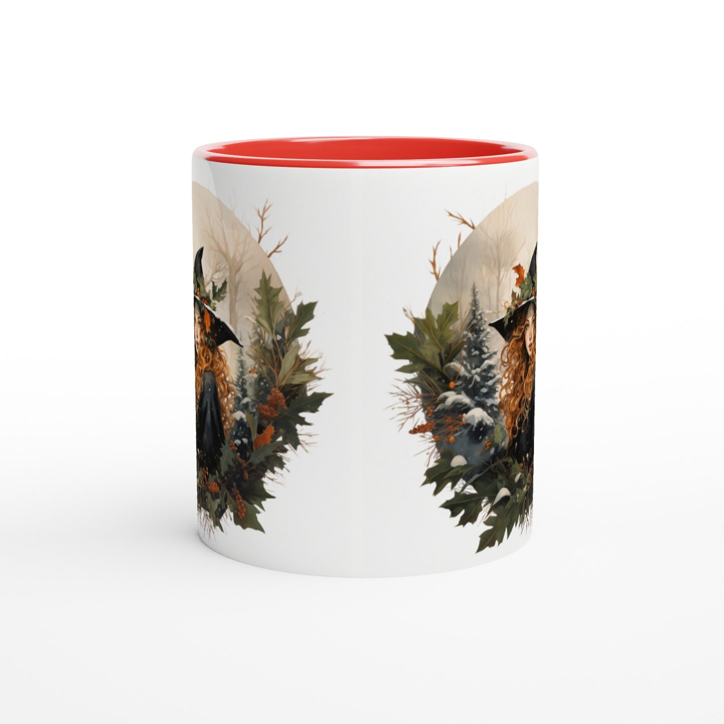 Witchmas White 11oz Ceramic Mug with Color Inside
