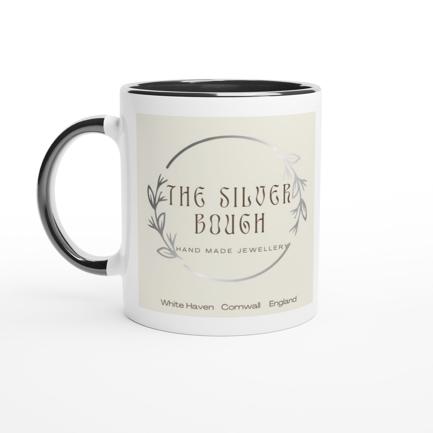 The Silver Bough White 11oz Ceramic Mug with Colour Inside