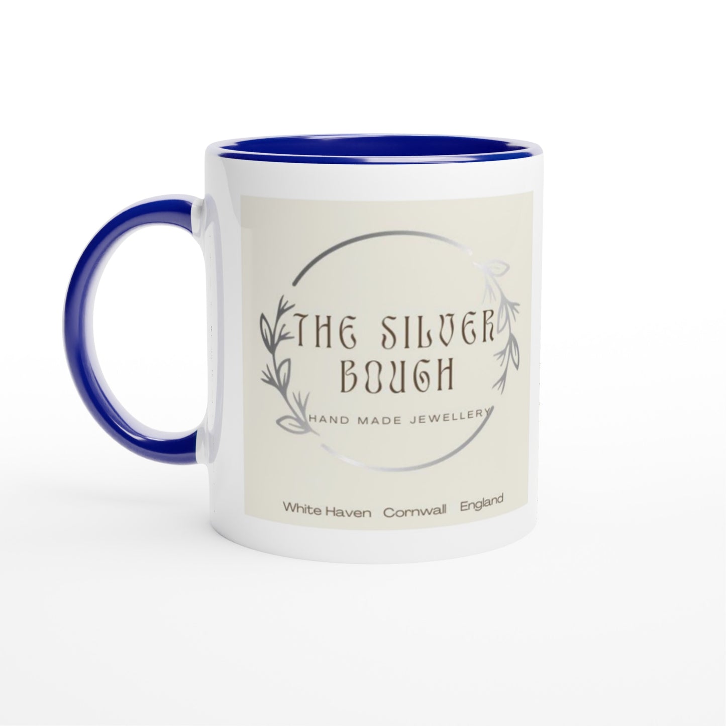 The Silver Bough White 11oz Ceramic Mug with Colour Inside