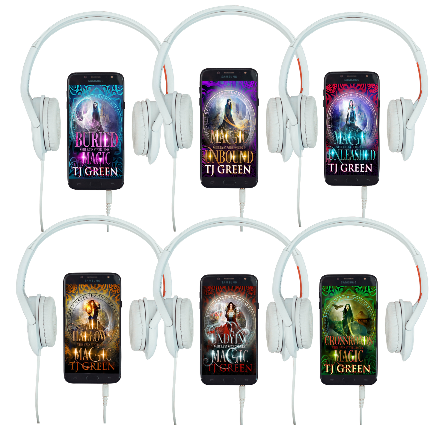 White Haven Witches Audiobooks x 6, Urban fantasy