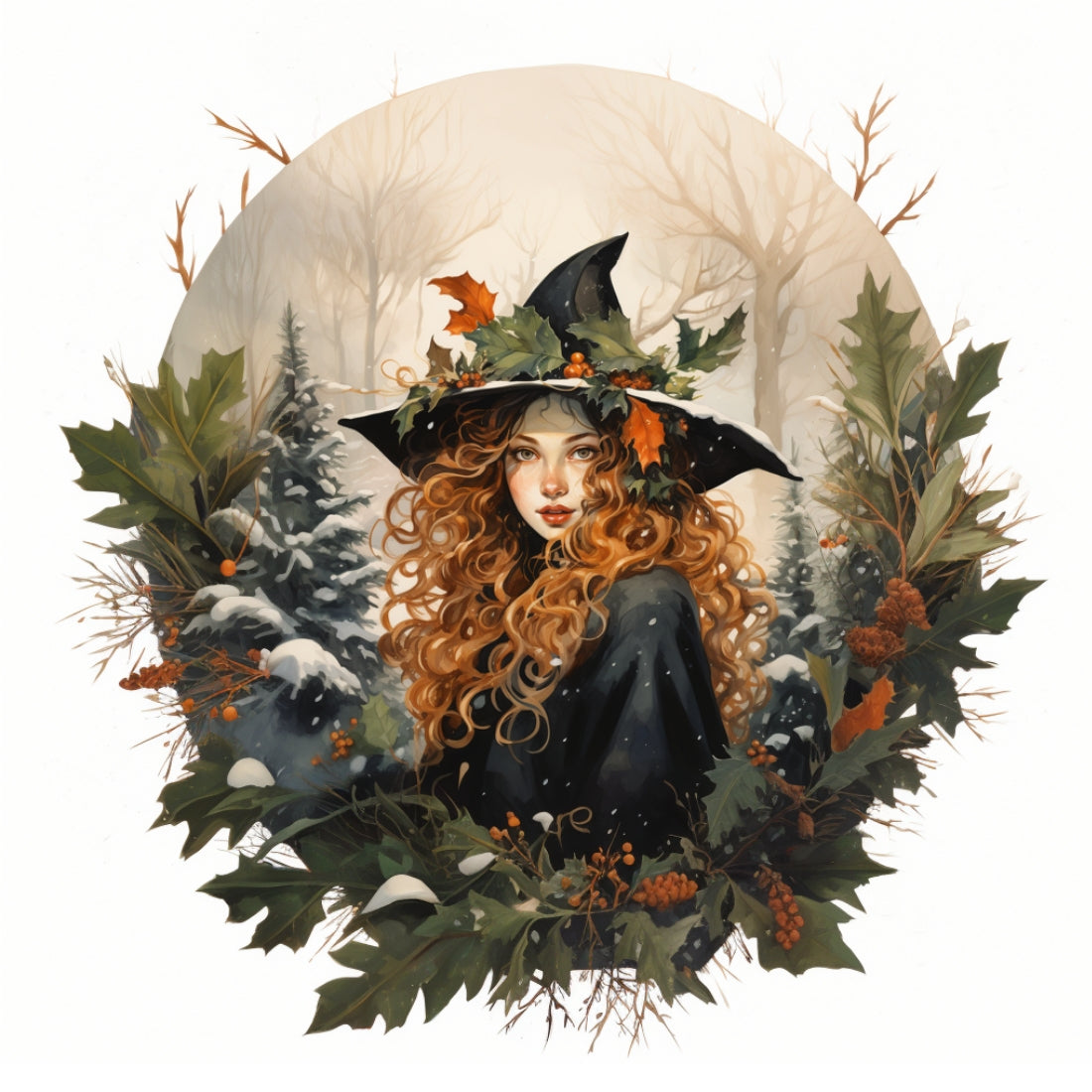 Witchmas mug with coloured interior