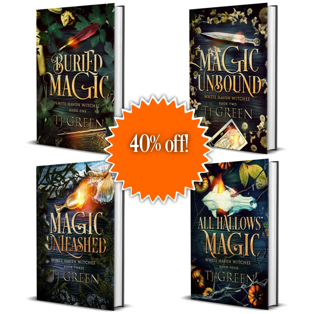 White Haven Witches Books 1 -4 Hardback Bundle