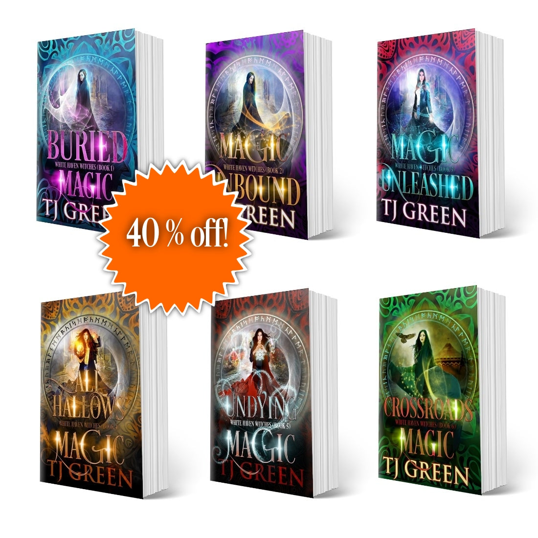 White Haven Witches Books 1 - 6 paperback bundle