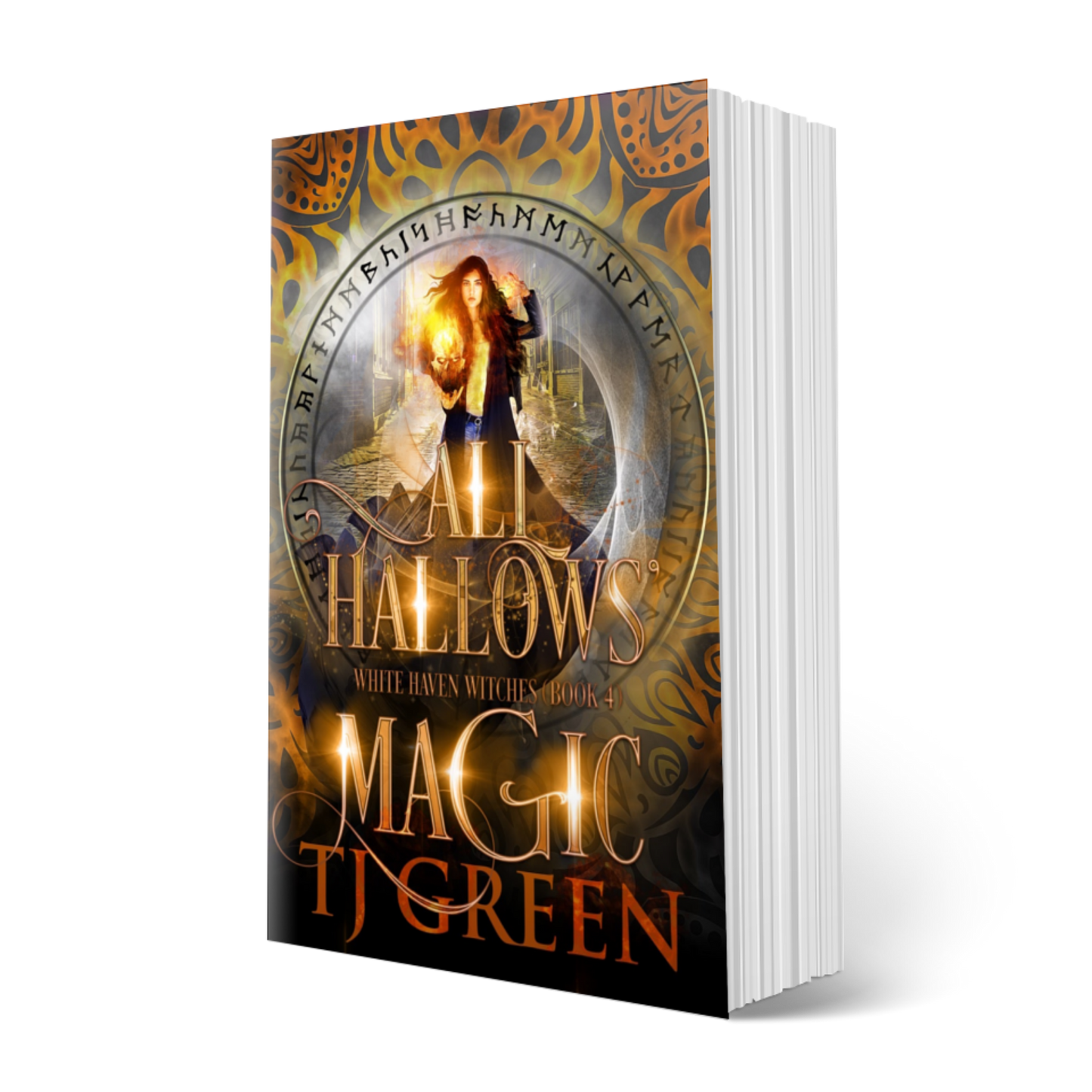 All Hallows' Magic, paperback, paranormal mystery, witch fiction, supernatural thriller