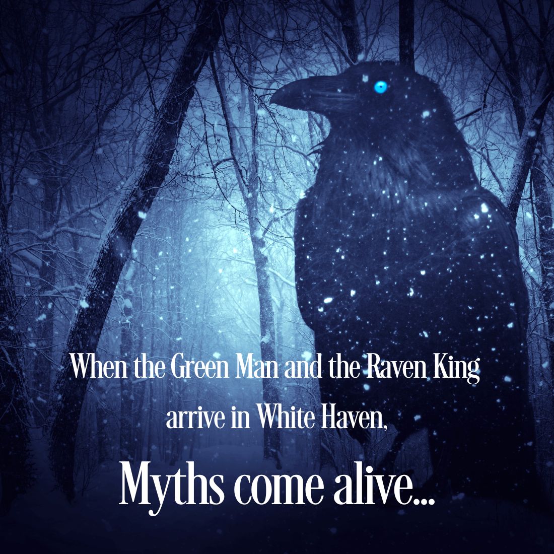 Green Man, Raven King, myths and legends, magic and witchcraft, paranormal mystery and urban fantasy