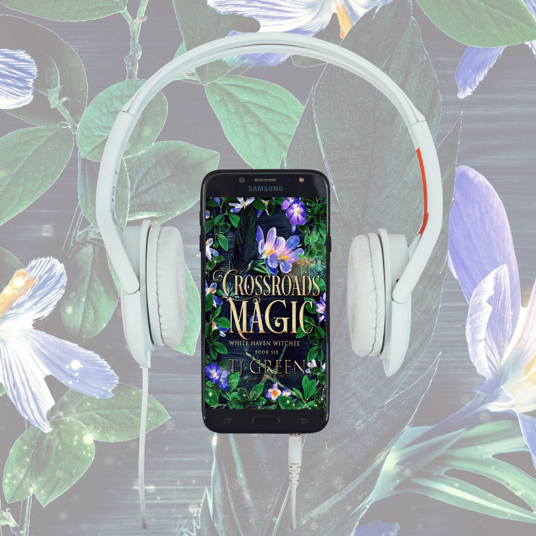 Crossroads Magic audiobook, paranormal mystery, magic, witch fiction, witchcraft, green man, raven King, Cornish town, myths and legends.