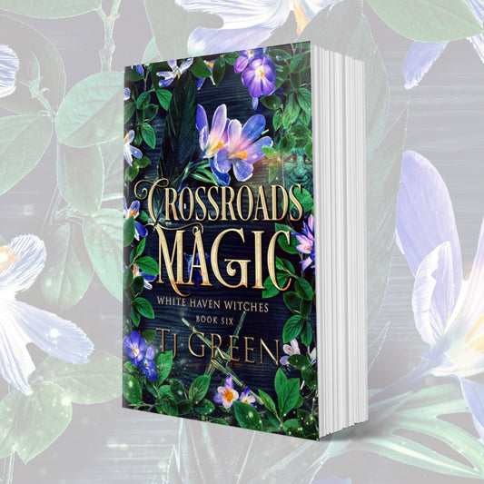 Crossroads Magic paperback, myths and legends, paranormal mystery, supernatural, witch fiction, occult
