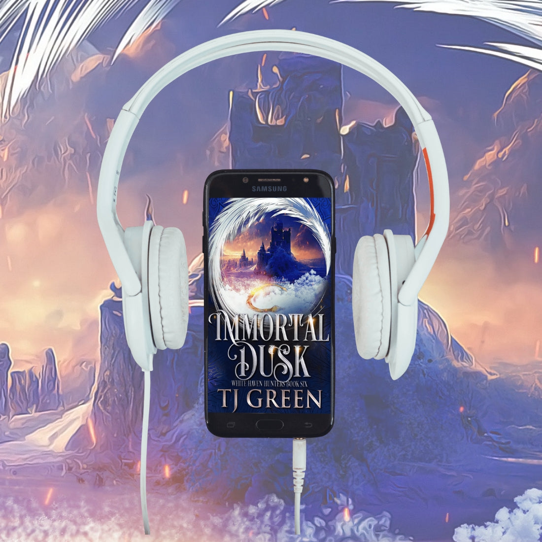Immortal Dusk wHITE hAVEN Hunters Epic Urban Fantasy series, paranormal mystery, occult fiction