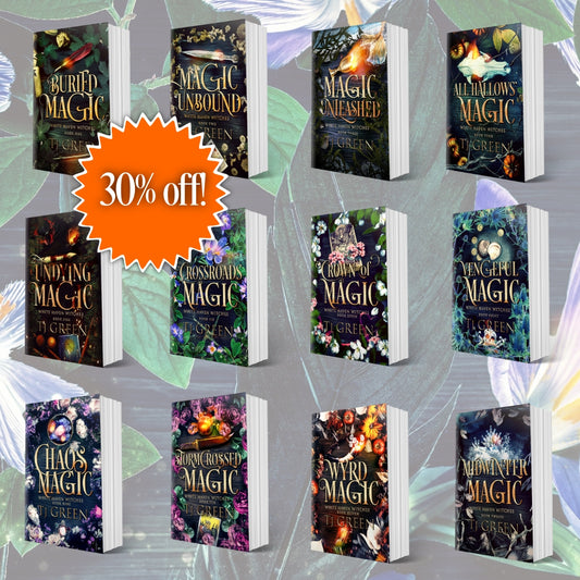 White Haven Witches paperback bundle book 1 -12 Paranormal mysteries, witchcraft, magic, urban fantasy, witchcraft, wicca, Cornish myths and legends