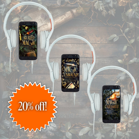 Audiobooks. Urban fantasy, paranormal mystery, fantasy, supernatural, witchcraft, Cornish myths and legends, magic, witch fiction.