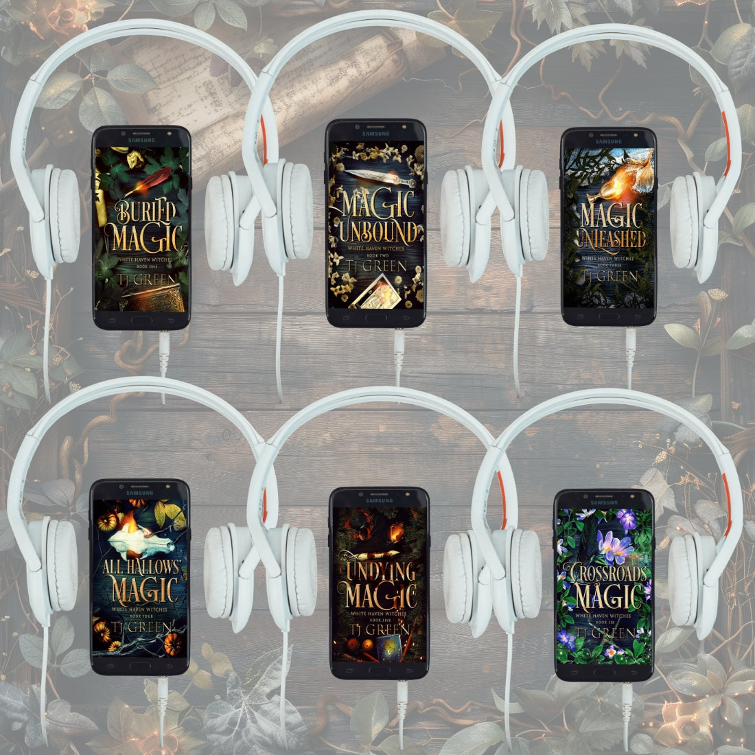 White Haven Witches Audiobooks 1 - 6. Witchcraft, wicca, magic, urban fantasy, paranormal mysteries, supernatural, books about witches