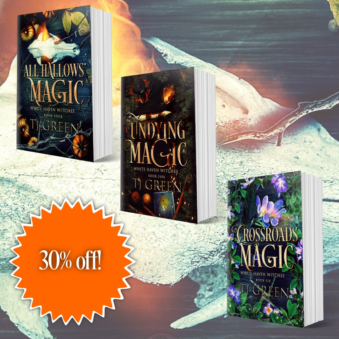 White Haven Witches, paranormal mysteries, magic, witchcraft, urban fantasy, supernatural, magical realism, contemporary witches, ancient magic. Halloween books.
