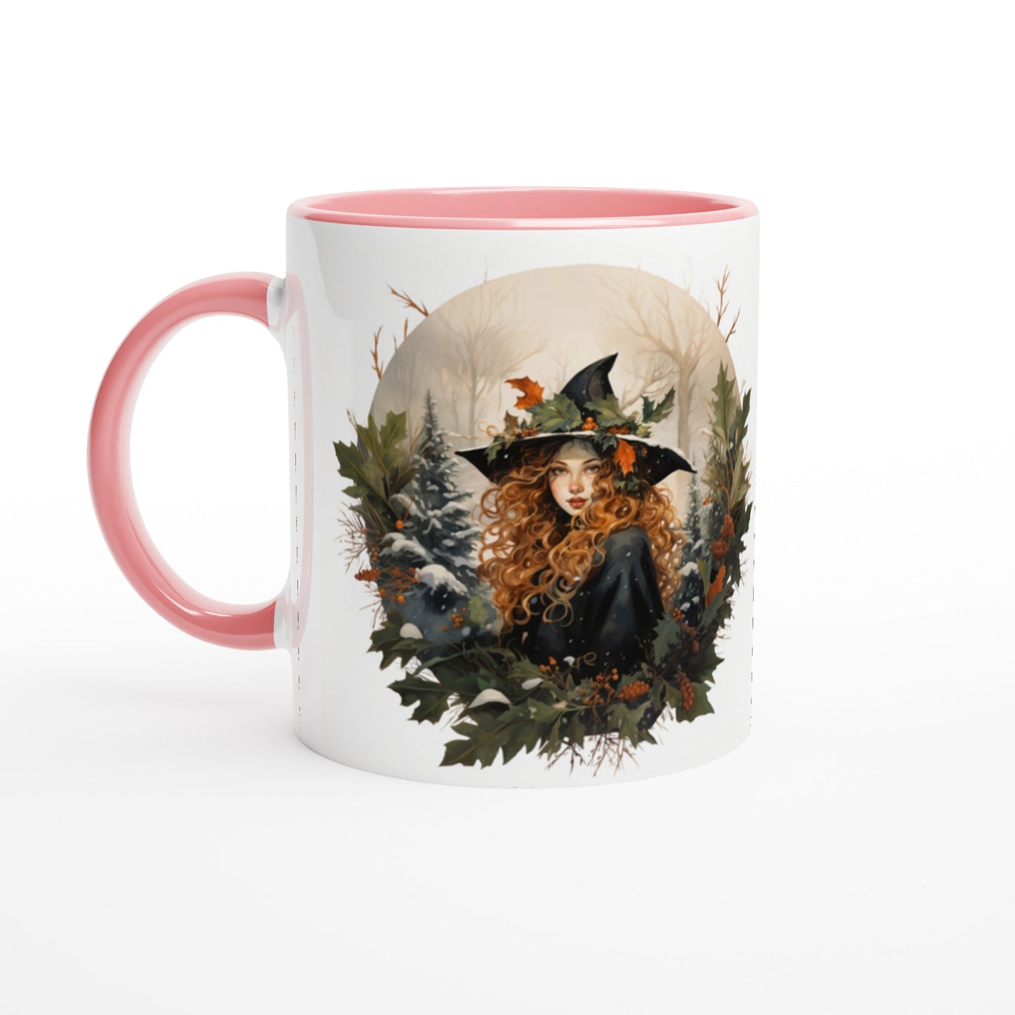 Witchmas White 11oz Ceramic Mug with Color Inside