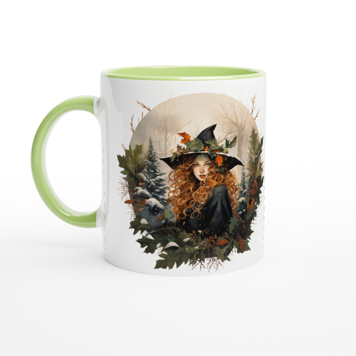 Witchmas White 11oz Ceramic Mug with Color Inside