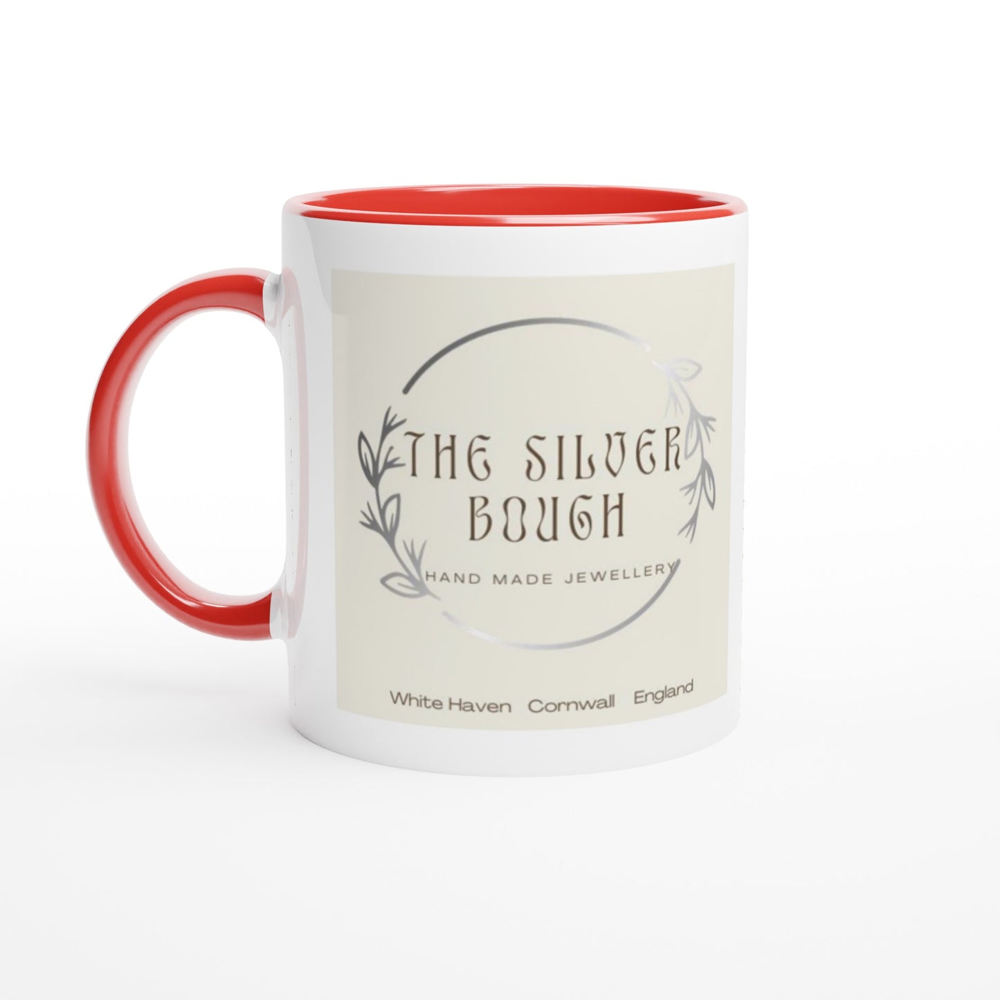 The Silver Bough White 11oz Ceramic Mug with Colour Inside