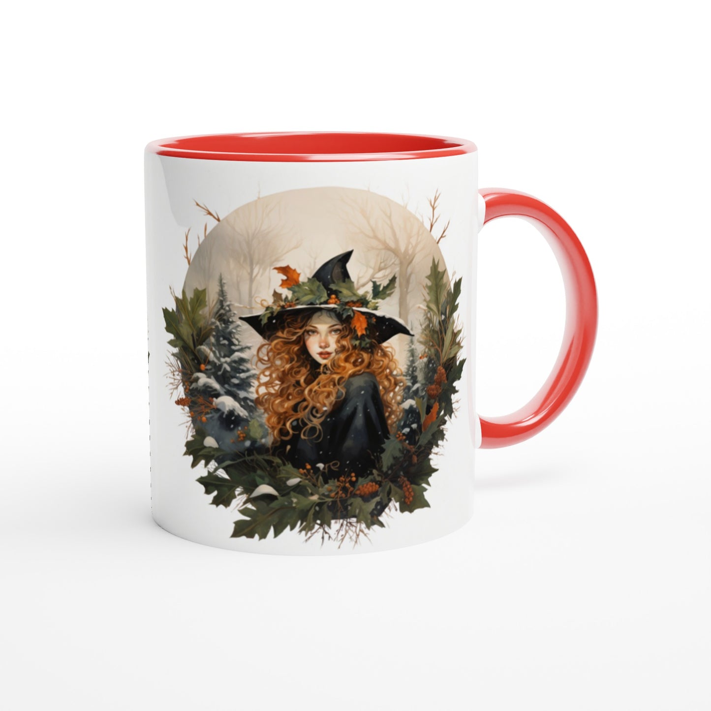 Witchmas White 11oz Ceramic Mug with Color Inside