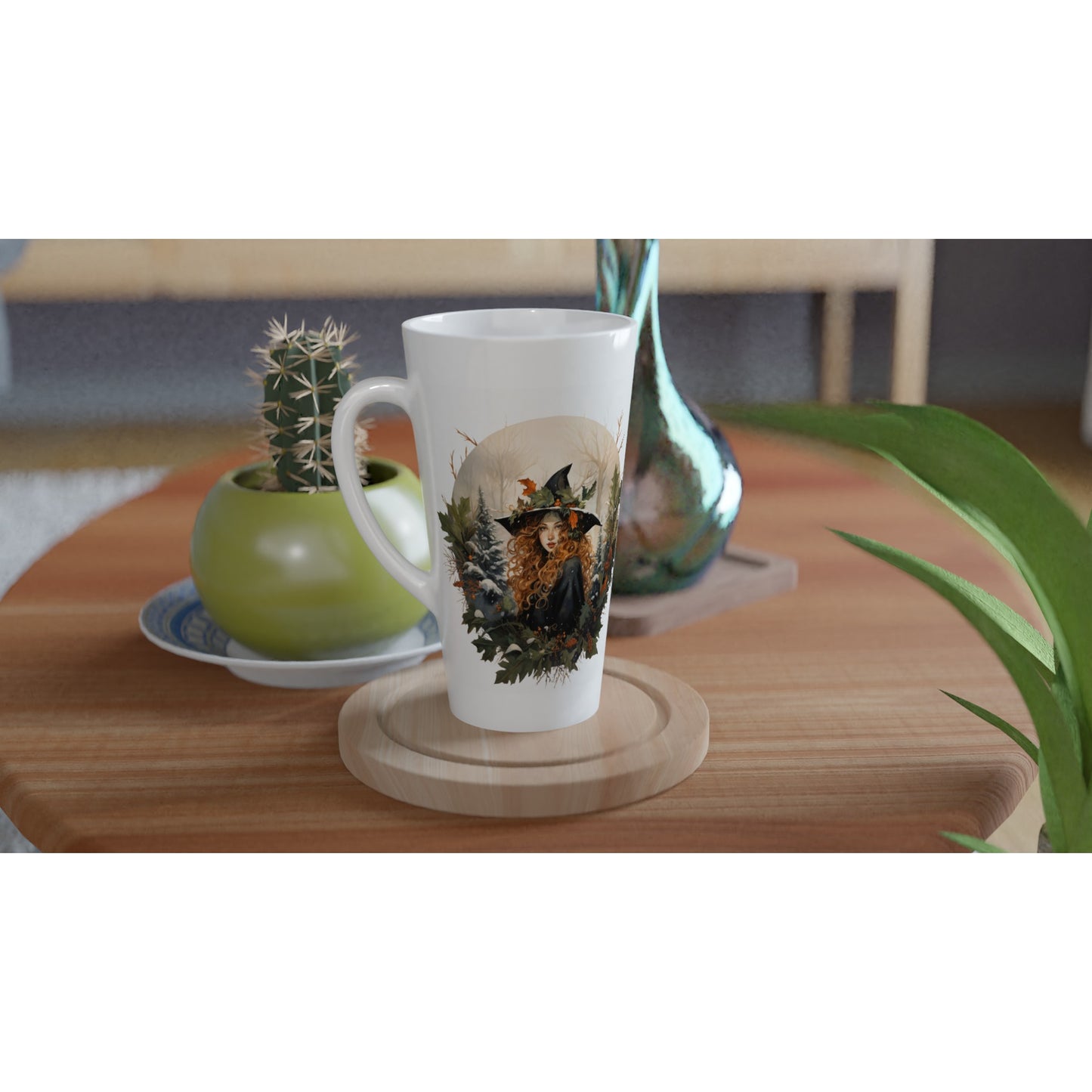 Witchmas White Latte 17oz Ceramic Mug