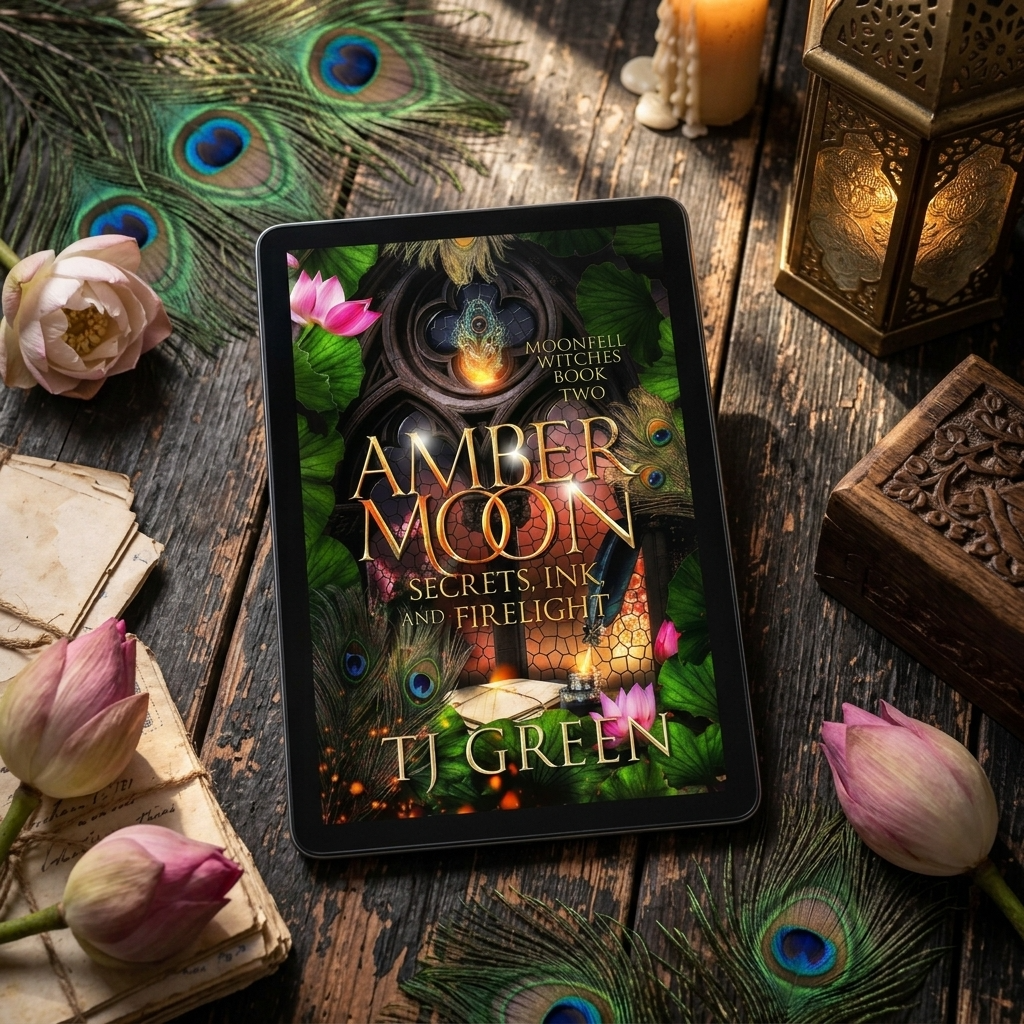 Amber Moon: Secrets, Ink, and Firelight, Moonfell Witches Book 2 EBOOK