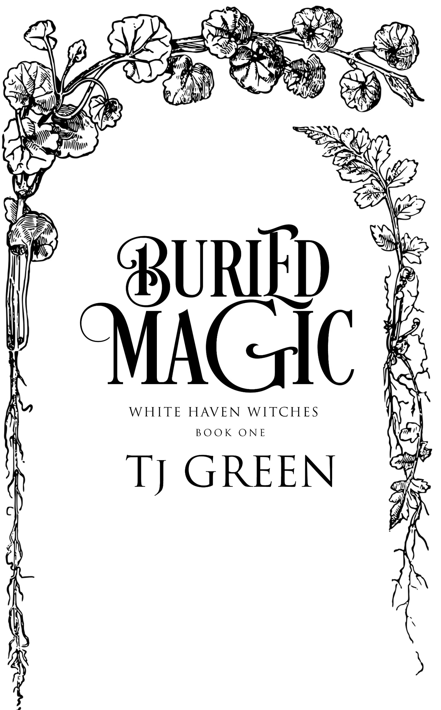Buried Magic hardback, paranormal mystery, supernatural