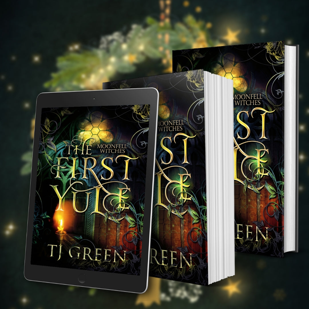 The First Yule, Moonfell Witches novella. Witch fiction, urban fanatsy, Christmas. witches