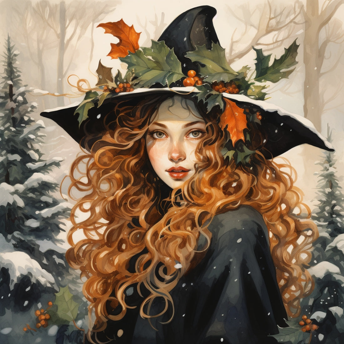 Merry Witchmas Greeting Card
