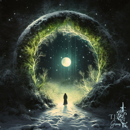 The first yule, Moonfell Witches novella, magic, mystery, and witchcraft