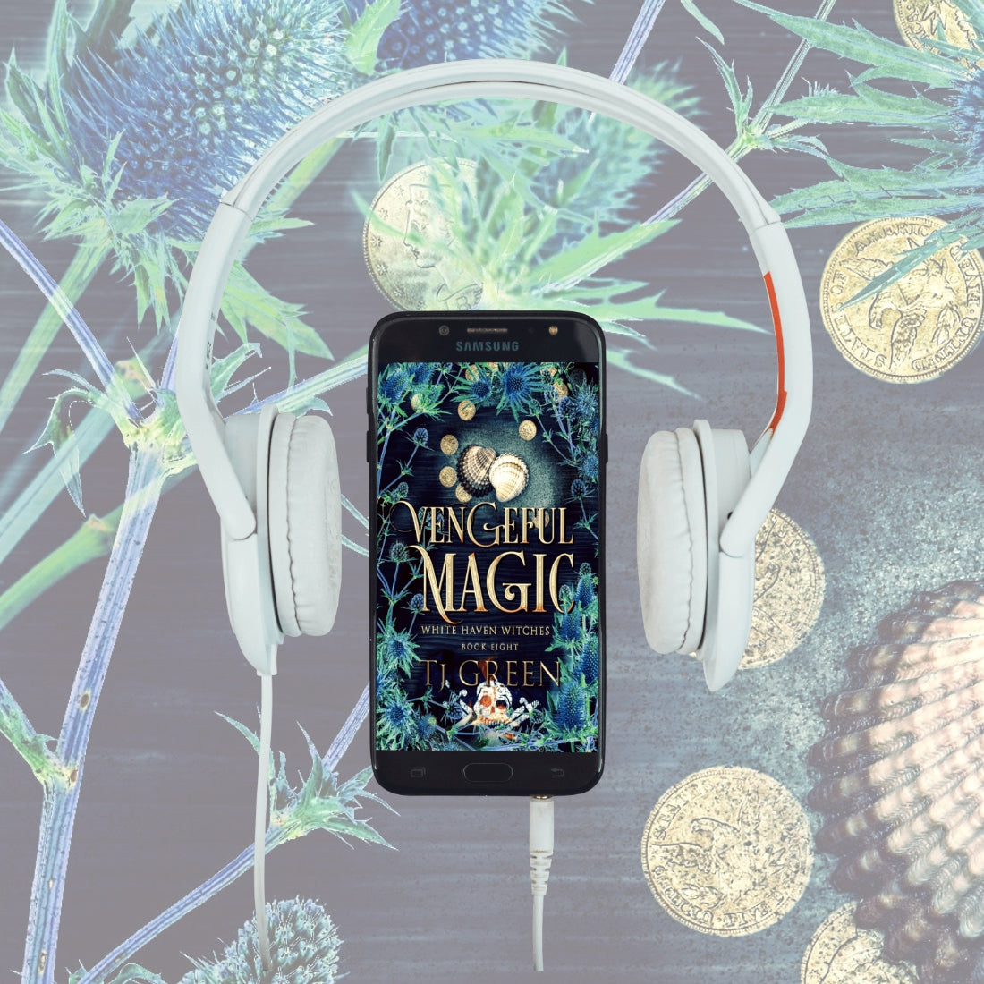 Vengeful Magic, White Haven Witches. Witchcraft, magic, paranormal mystery, urban fantasy, supernatural thriller, occult fiction. Audiobook.