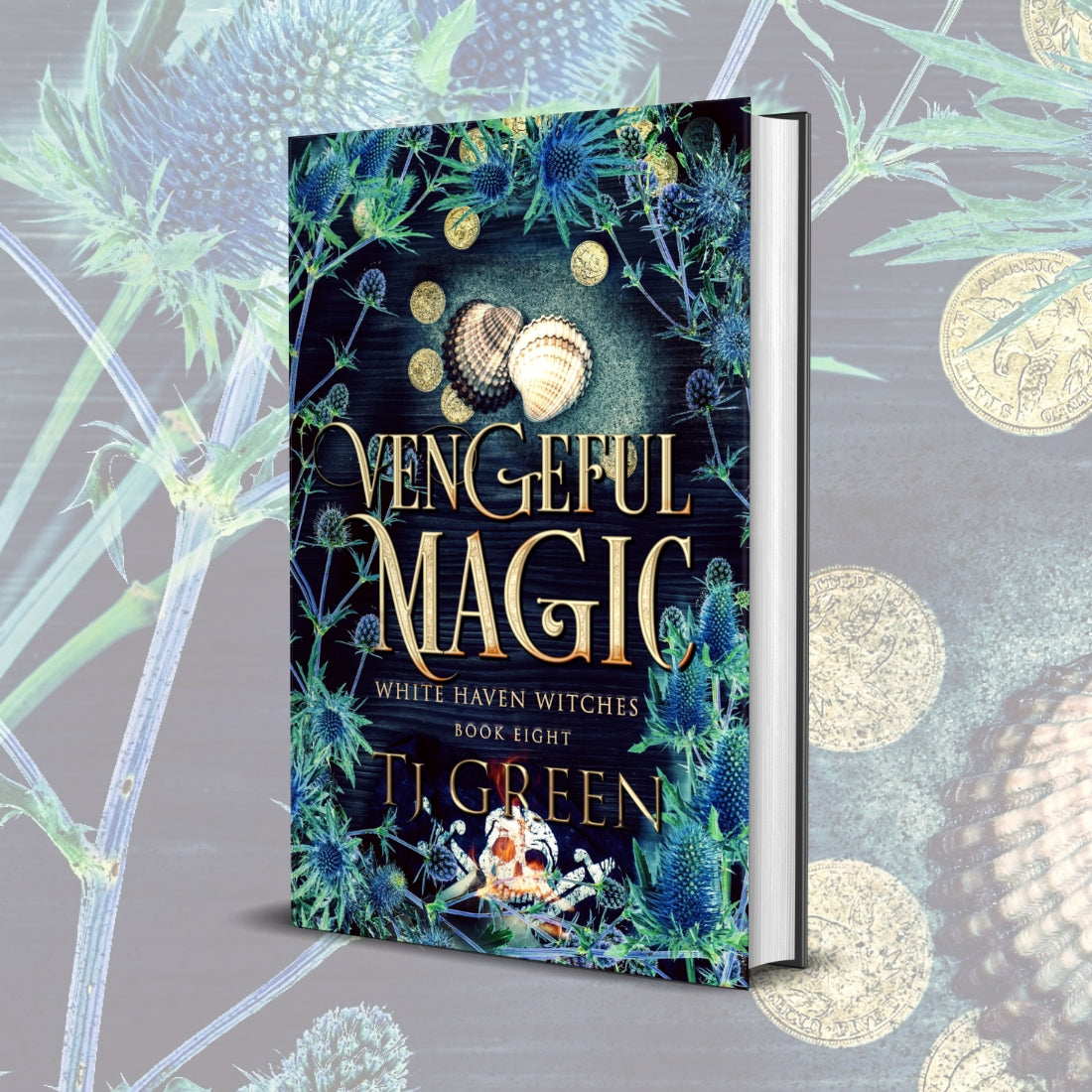 Vengeful Magic, White Haven Witches. Witchcraft, magic, paranormal mystery, urban fantasy, supernatural thriller, occult fiction. Pirates, lost treasure.