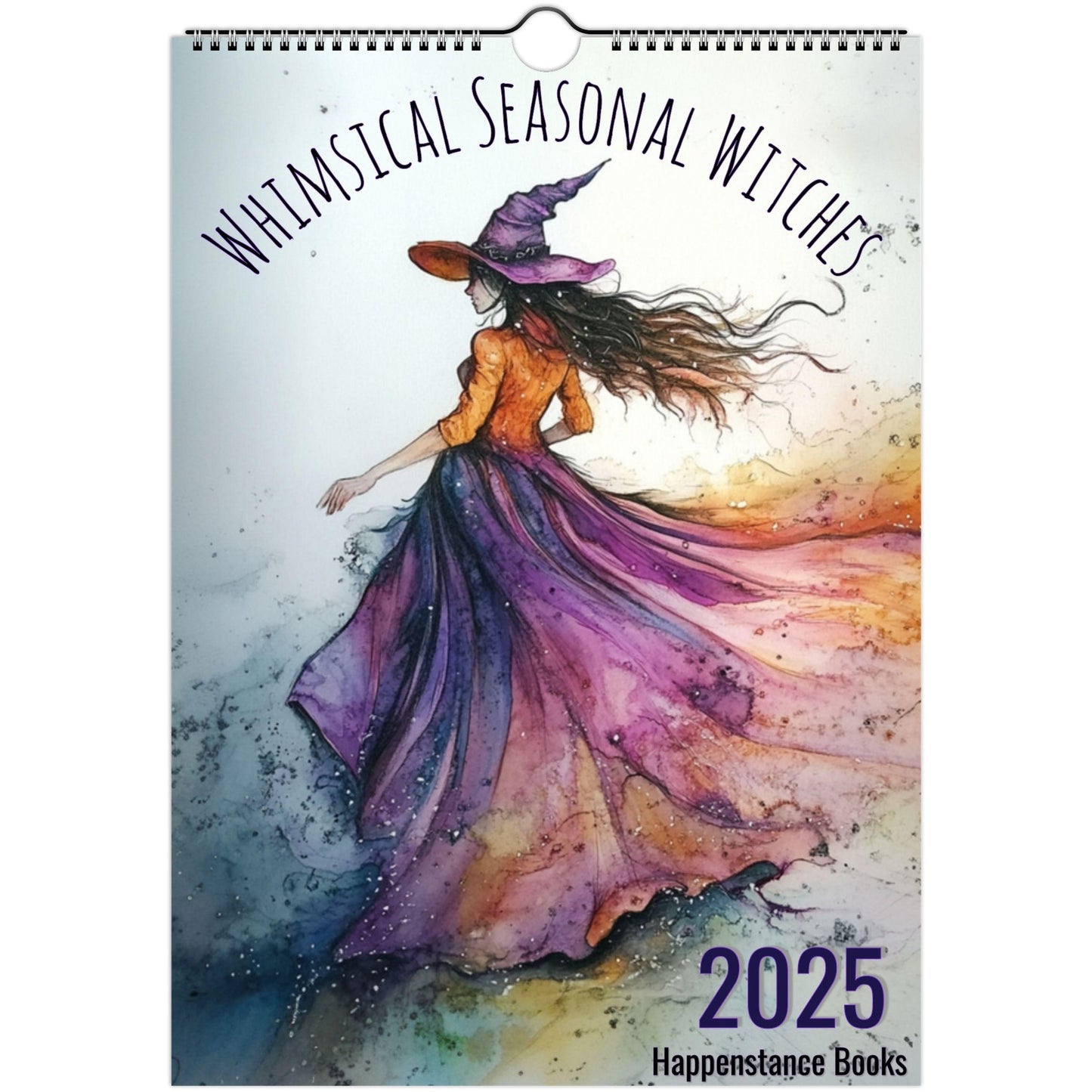 Whimsical Seasonal Witches wall calendar 2025