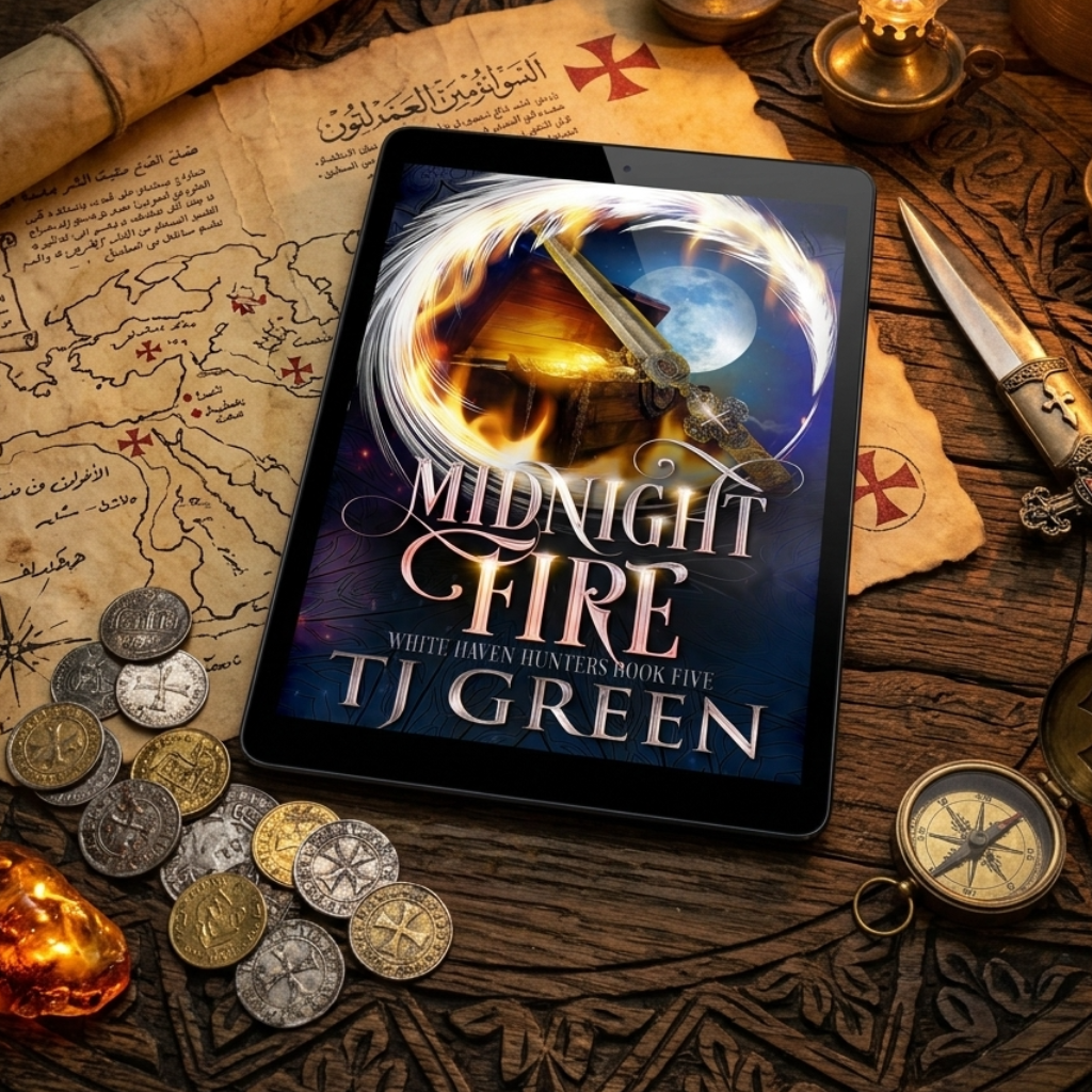 midnight fire ebook on ta map with templar crosses