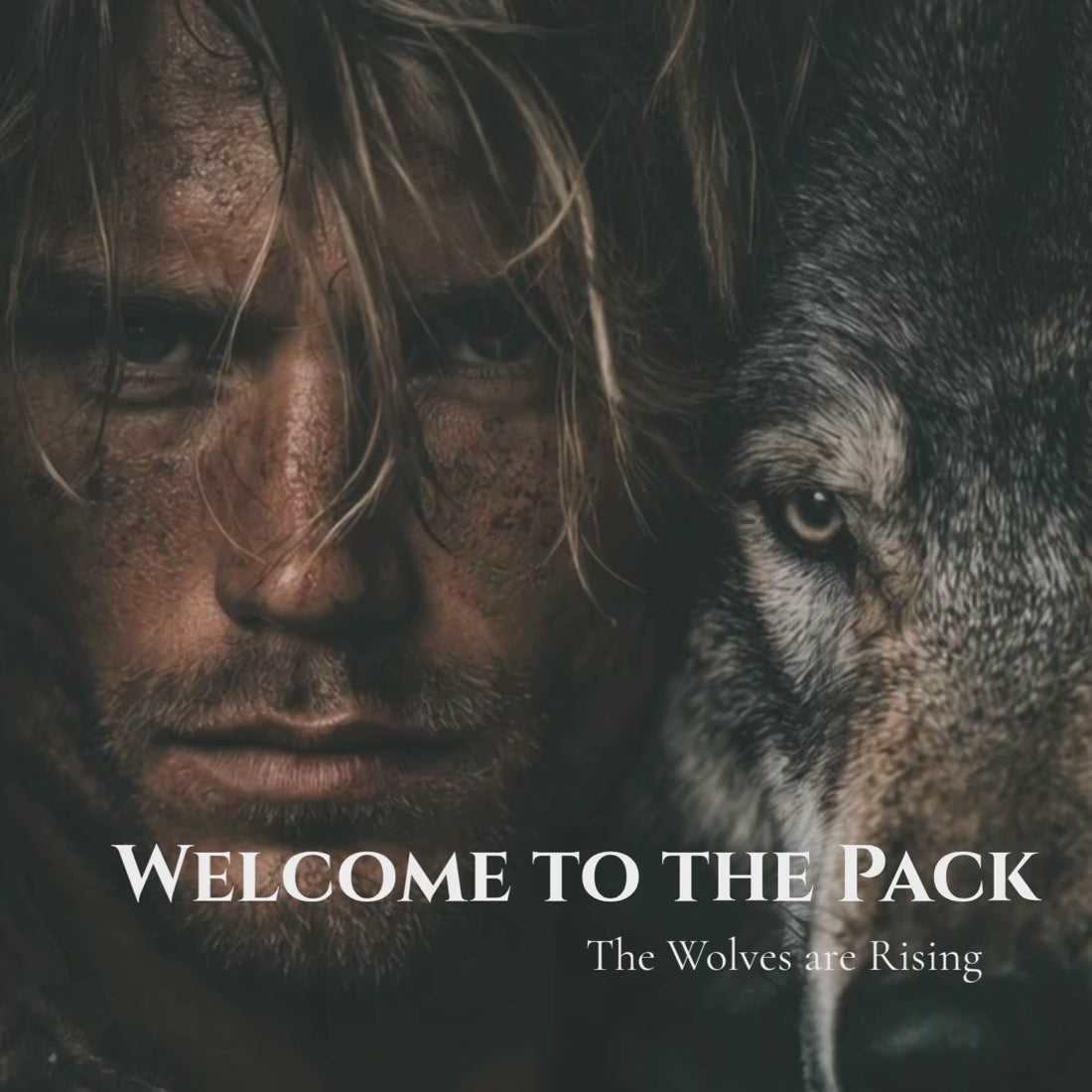 A man and his wolf